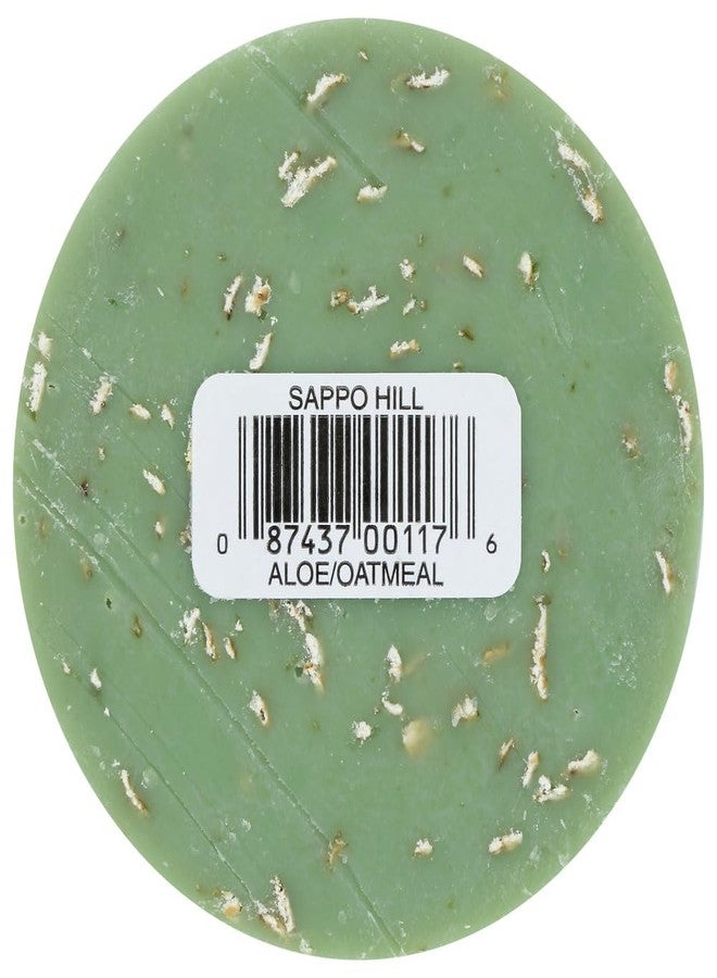 Sappo Hill Soapworks Bar Soap - Glycerine Creme - Aloe Oatmeal - 3.5 oz - Case of 12 - Image 1